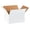 50 Pack, variant on - 50 Pack of 8x6x4” White Corrugated Cardboard Packing Shipping Mailing Moving Carton Boxes Cube