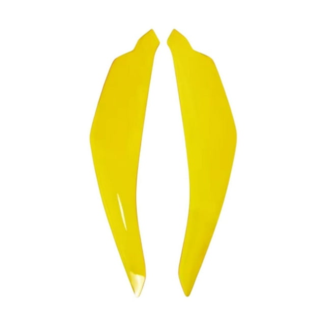 Pantalla de luz para delantero de motocicleta, lámina protectora multiusos para delanteros, modificada para piezas de motocicleta. Amarillo
