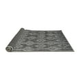 thumbnail image 2 of Ahgly Company Indoor Round Abstract Gray Modern Area Rugs, 3' Round, 2 of 4