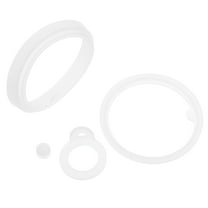 CIMAXIC Water Bottle Seal Rings Sealing Ring White 12-Pcs
