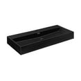 thumbnail image 2 of Claire 40" Rectangle Wall-Mount Bathroom Sink in Matte Black, 2 of 11