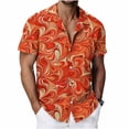 thumbnail image 3 of Taqqpue Men's Hawaiian Shirt Short Sleeve Printed Button Down T Shirts Casual Plus Size Summer Tops Beach Dress Shirts for Men, 3 of 9