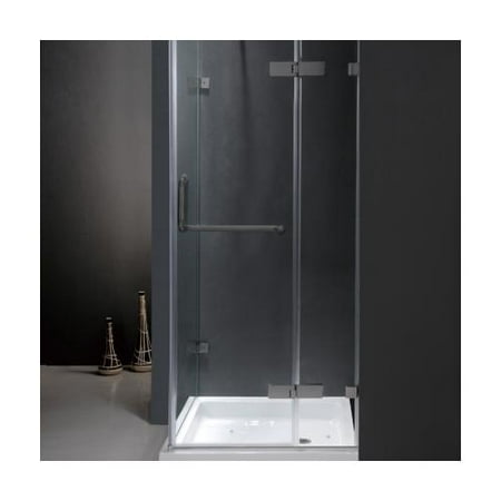 Vigo Vg6011bncl32w 32 X Corner Shower Enclosure With Frameless Vigo Vg6011bncl32w 32 X Corner Shower Enclosure With Frameless Design Acrylic Fiberglass Base