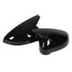 thumbnail image 4 of Espejos Exteriores Automotrices Cubiertas De Espejo De Puerta Izquierda Derecha Cubiertas De Espejo Retrovisor Lateral Estilo Bocina Para A4 S4 RS4 B9 2015-2019 Negro Brillante, 4 of 7