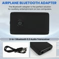 thumbnail image 4 of RHEA- Bluetooth 5.3 Adapter For Airplane To 2 Headphones, 3.5Mm Jack In-Flight8070, 4 of 6