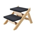 thumbnail image 1 of DOLITY Wood Pet Stairs/Pet Steps, Foldable Dog Stairs & Ramp Perfect for Beds and Cars, 2 Steps, 1 of 9