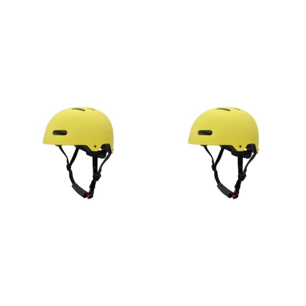 Soidarity Casco de ciclismo para adultos EPS Shell Resistencia al impacto al aire libre Ventilación Bicicletas Sombrero Skateboarding Amarillo L 2piezas