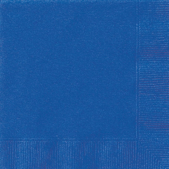 Paper Cocktail Napkins, 5 in, Royal Blue, 20ct (Pack of 8)