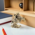 thumbnail image 4 of unbranded Figurilla De Caballero Montando Caballo En Latón Para De Escritorio Y Estante, 4 of 6