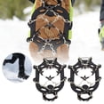 thumbnail image 2 of Climbing for Outdoor Adventures Lightweight Aluminum Gear for Hiking and Winter Rock Climbing with Adjustable Straps and Compact Folding Design 2PCS, 2 of 5