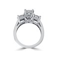 thumbnail image 3 of 2ct Princess Cut Engagement  Diamond Ring 14K White Gold, 3 of 4