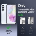 thumbnail image 2 of JETech Matte Case for Samsung Galaxy A35 5G, Frosted Translucent Back Protective Slim Phone Cover, Anti-Fingerprints (Frosted Clear), 2 of 6