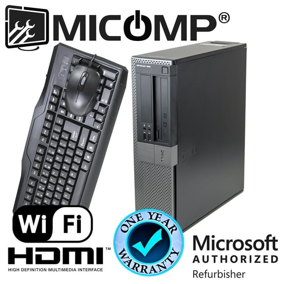 Restored Dell Optiplex 3010 Desktop i3-3220 3.30Ghz 8GB 1TB HDMI Windows 10 64 Bit (Refurbished)