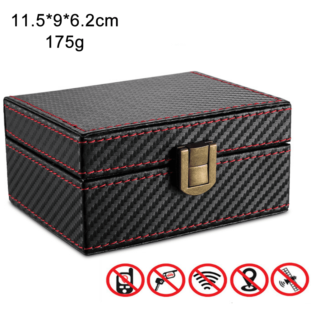 Boîte Faraday Clés Voiture JUYANO + 2 Étuis Anti-RFID - Protection Anti-Piratage