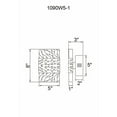 thumbnail image 3 of CWI Lighting Carolina Collection LED Wall Sconce Pewter Finish Home Decor, 3 of 3