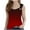 Red, variant on ZACPNCV Tank Tops for Girls Dressy Casual Sleeveless T Shirts Loose Comfy Camisole Trendy Cute Blouses Summer Top Beige 9-10 Years