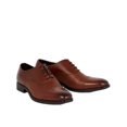 thumbnail image 1 of Debenhams - Zapatos Estilo Oxford de Cuero Noble para Hombre (Bronceado Oscuro), 1 of 4