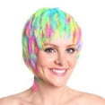 thumbnail image 2 of Zucker Feather Products Hackle Feather Multicolored Wig, 2 of 4