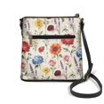 thumbnail image 2 of Eheartsgir Floral Garden Mix Crossbody Bag, Durable Ladies Crossbody Bag PU Leather Adjustable Shoulder Strap Sling Bag for Travel Daily, 2 of 7