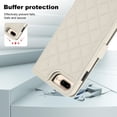 thumbnail image 2 of Case Wallet for iPhone 7 Plus/8 Plus, [Wristlet & Crossbody Strap] RFID Blocking 5 Card Slots Stand [Shockproof TPU Shell] PU Leather Magnetic Flip Cover Compatible with iPhone 7 Plus/8 Plus, White, 2 of 9