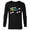 Black, variant on Marvel Pride Rainbow Avengers Logo Proud Heroes Stickers - Long Sleeve T-Shirt for Men - Customized-Athletic Heather
