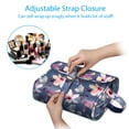 thumbnail image 4 of Fintie Portable Toiletry Cosmetic Travel Bag, Large Water Resistant Hanging Makeup Organizer Storage Pouch Case for Women Girls, 4 of 9