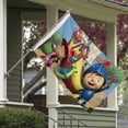 thumbnail image 3 of Mike the Knight-themed Printed Flag Perfect gift for fans, friends, and family members, and suitable for indoor and outdoor activities, party decorations.16"x24" (40cm×60cm), 3 of 6