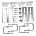 thumbnail image 4 of Kit de soporte para litera giratoria para portaequipajes de barco, fácil de instalar, pernos en U, accesorios resistentes para remolques de, 4 of 9