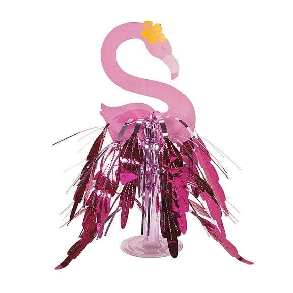 1St Flamingo Centerpiece - Party Decor - 1 Piece