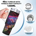 thumbnail image 4 of Vaso de 40 oz con asa y tapa con pajita de Stranger Things, taza aislada, botella de agua de acero inoxidable, taza de viaje, portavasos, regalo, 4 of 8