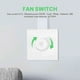 thumbnail image 5 of 2Pcs Ceiling Fan Stepless Speed Governor Surface Mounted Fan Speed Switch, 5 of 5