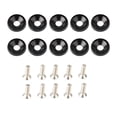 thumbnail image 1 of fastboy 10 Pieces/Set Car Modification Front Rear Bumper Washer Exterior Bolts M6 Screw Universal Automobile Black, 1 of 6