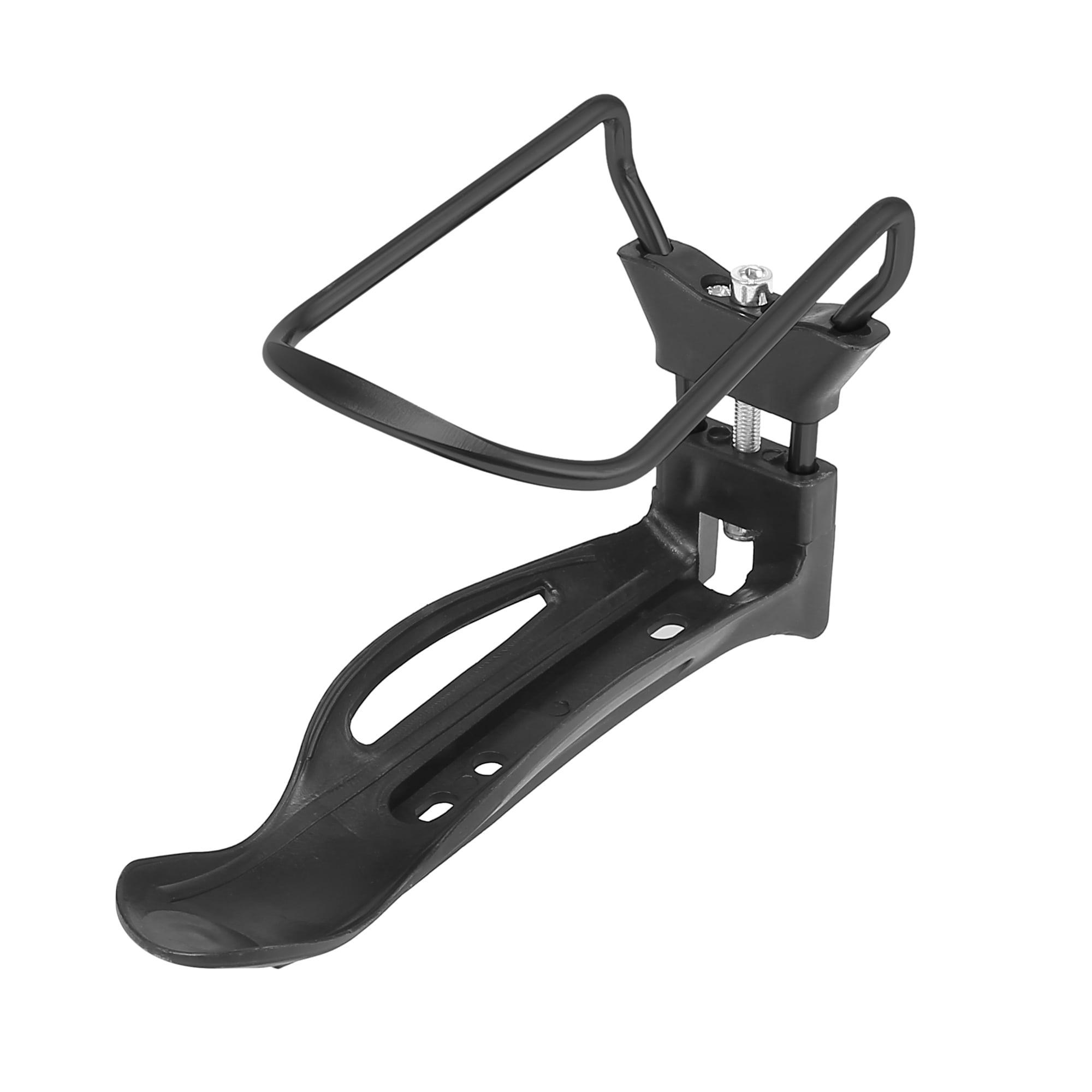 Unique Bargains 2pcs Adjustable Bicycle Water Bottle Cages for Mountain Road Bike Black