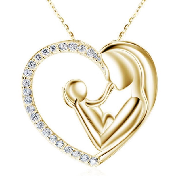Collar para mujer, joyería para mujer, joyería para mujer, collar con colgante creativo y para niños a la moda para mujer, collar con colgante