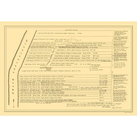 3330 Wall - St Philippe Illinois Landowner - Rector 1809 - 23 x 33.30