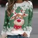 thumbnail image 1 of Puntoco Mujer Navidad Cuello Redondo Manga Larga Top Manga Larga Cuello Redondo Top/Camisa Puntoco Puntoco-904, 1 of 6