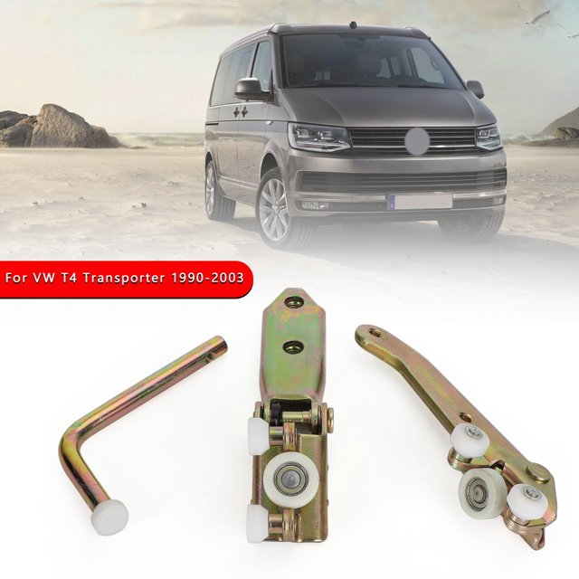 Rodillos superiores medios inferiores de la puerta corredera izquierda para VW T4 Transporter 1990-2003 RHD