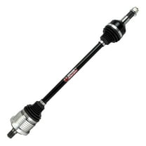 Demon Powersports Rear Left/Right Heavy Duty Axle for (2013-18) Can Am Maverick 1000/Max 1000, Made of 4340 Chromoly Steel, Dual Heat Treated High Strength, Gives Wider Angles & in Molybdenum Grease