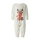 thumbnail image 2 of Pijamas navideños familiares Fiomva, conjunto familiar de pijamas navideños a cuadros de ciervo, ropa de dormir navideña para adultos, niños y bebés., 2 of 8