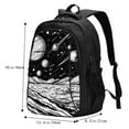 thumbnail image 5 of Daiia Cosmic Landscape Celestial Art Pattern USB Charging Backpack for Men and Women, Anti-Theft Backpack,Travel Backpack,School Backpack,College Backpack,Laptop Backpack, 5 of 7