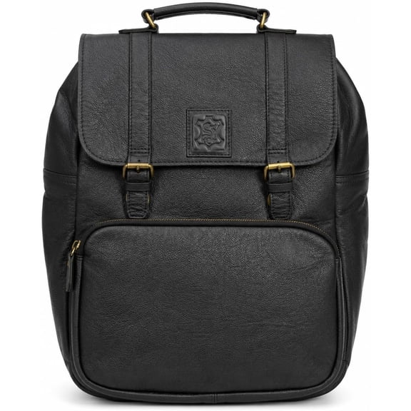 Classic Vintage Backpack with Buckle Closure, Spacious Laptop Backpack for Travel, College, Office & Daily Use