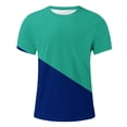 thumbnail image 5 of Chemises pour Hommes Mode Hommes Confortables Imprimé Manches Courtes Col Rond Blouses Chemises, 5 of 5