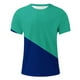 thumbnail image 5 of Camisas de Manga Larga para Hombres, Cómoda Impresión de Manga Corta Blusa de Cuello Redondo Hecha de Poliéster Ligero para el Verano, Camisas de Verano para Hombre, 5 of 5