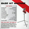 thumbnail image 4 of Heater Sports Base Hit Lite Adjustable Baseball Pitching Machine – 45 MPH Pitching Speed, Includes Automatic Ball Feeder, Extremely Accurate | Perfect for Hitting and Fielding Training for All Ages, 4 of 8