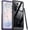Purple/Clear, variant on IP68 Waterproof Rugged Full‑Body Case for Samsung Galaxy S25 FE 6.7", Military‑Grade Drop Protection, Dustproof Sealed Protective Cover,Black