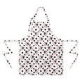 thumbnail image 2 of White Cow Bow Pattern Apron-Garden Aprons for Women with Pockets-Cotton Linen Waterproof Kitchen Cooking Gardening Aprons Adjustable for Kitchen,Cooking,BBQ and Salon 33x27 Inch, 2 of 7
