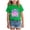 001 Green, variant on HCNTES Toddler Baby Girl Halloween Shirt Cute Ghost Pumpkin T-Shirt for Kids Short Sleeve Tee Fall Tops