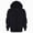 H154-Black, variant on TOWED22 Girls Hoodie Sweatshirt Full Zip Up Casual Solid Long Sleeve Jacket Kids Lightweight Outwear with Pockets,Navy,5-6 Y