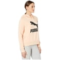 thumbnail image 2 of PUMA Classics Logo Hoodie Peach Parfait, 2 of 3