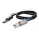 AddOn - Câble Externe SAS - 26 pin 4x Mini SAS (M) to 26 pin 4x Mini SAS (M) - 23 ft - Noir – image 1 sur 1